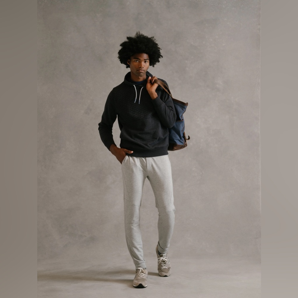 B Draddy Andy Quilted Hoodie - Nauti Navy Blue - MGA 1897 Metropolitan Golf (L) - Picture 7 of 8